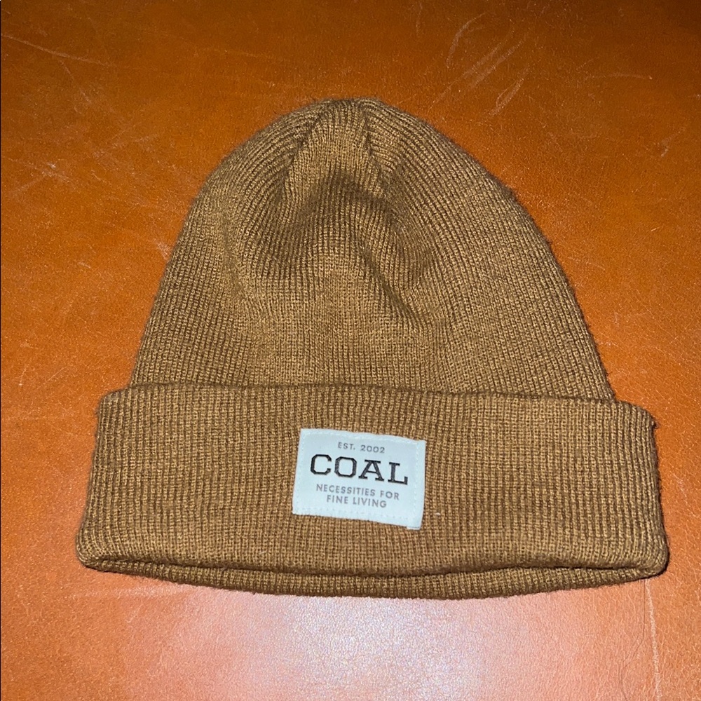 Coal Mustard Knit Beanie